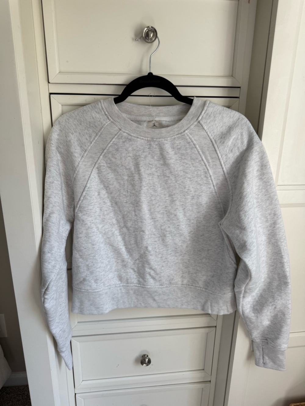 NWOT Danskin Light Gray Crewneck Sweatshirt